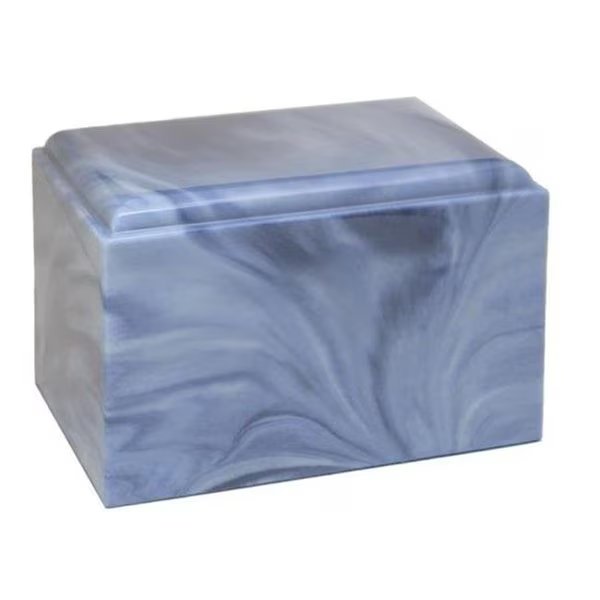 Taylor Urns 440BL Cultured Marble Cremation Stratus Adult Urn; Sky Blue, Medm, Mfr#: 440BL